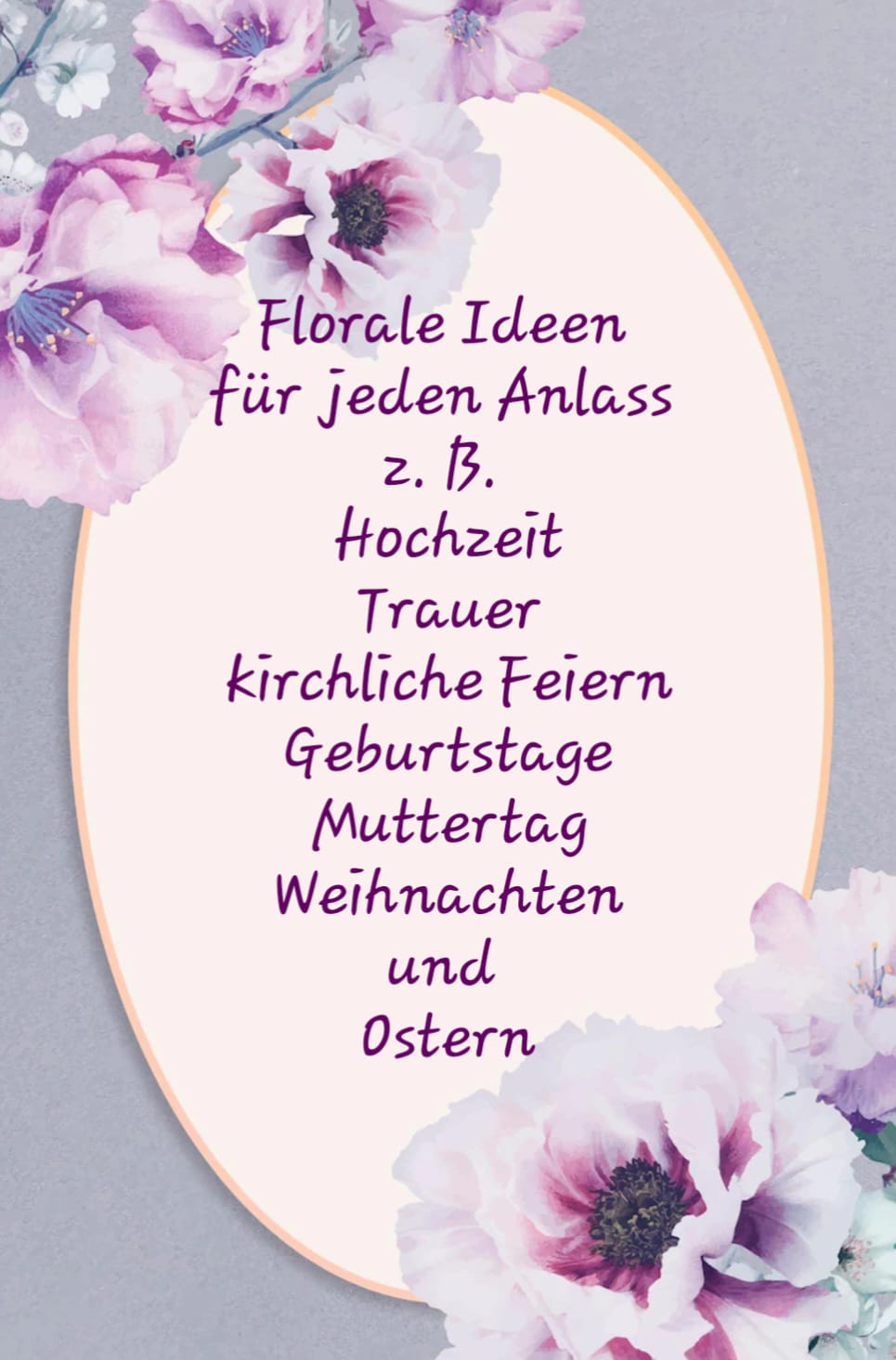 Florale Dekoration